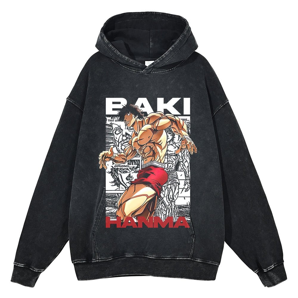 Baki Hanma "Son of Ogre" Vintage Hoodie
